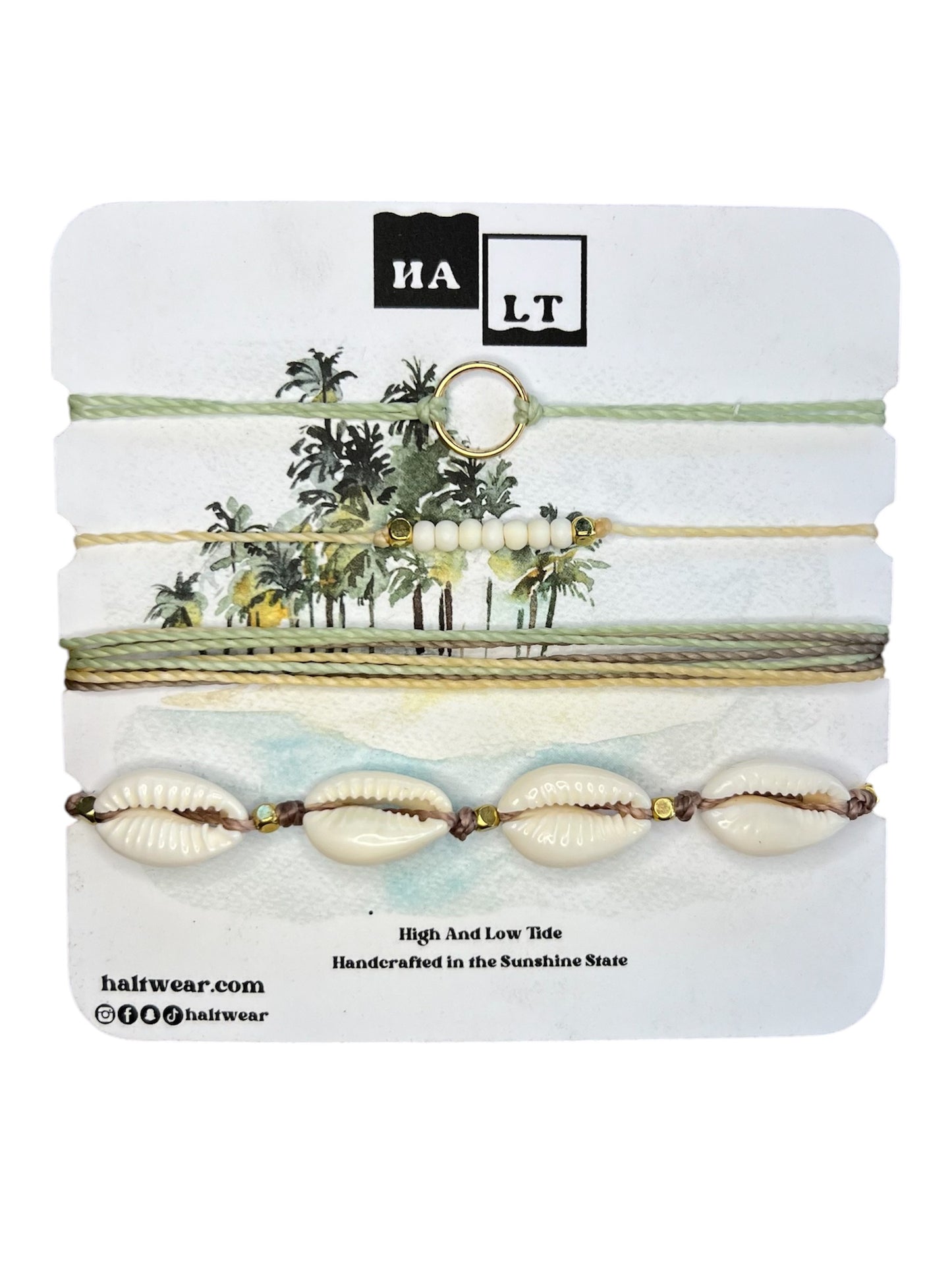 Breezy Palms Bracelet Stack
