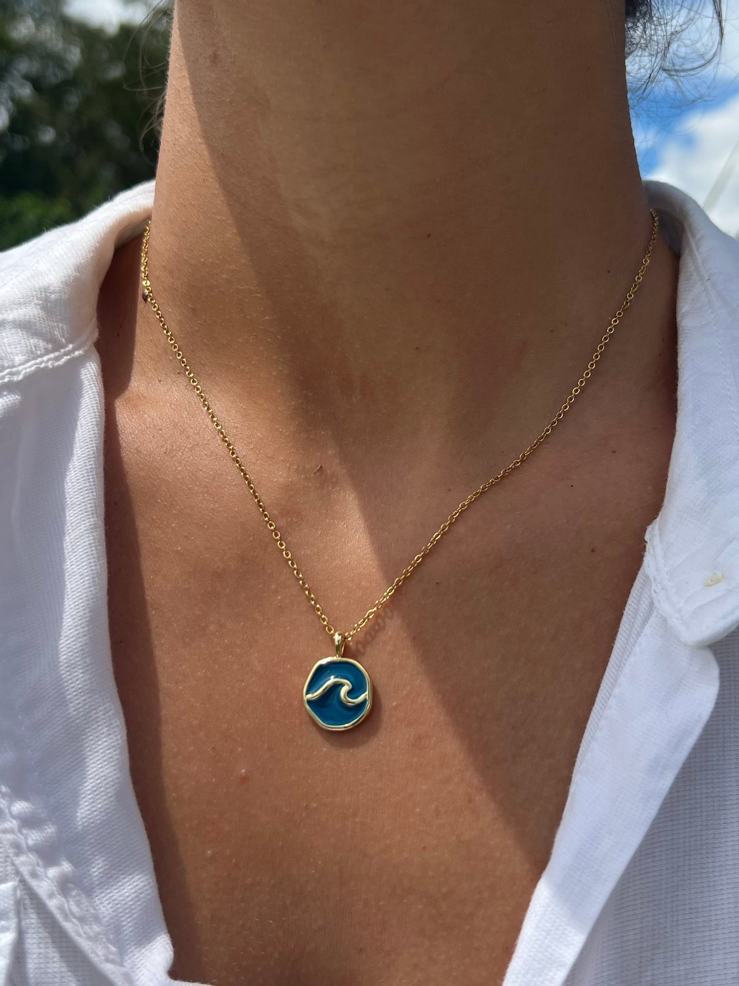 Blue Wave Necklace
