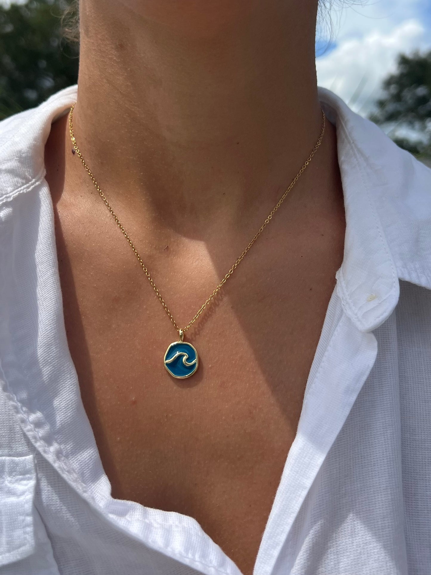 Blue Wave Necklace