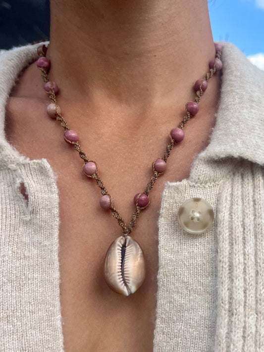 Dahlia Necklace - Pink