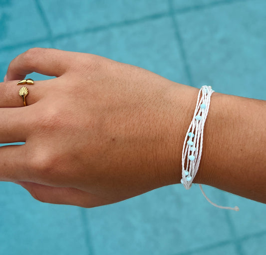 Boho Bracelet - White