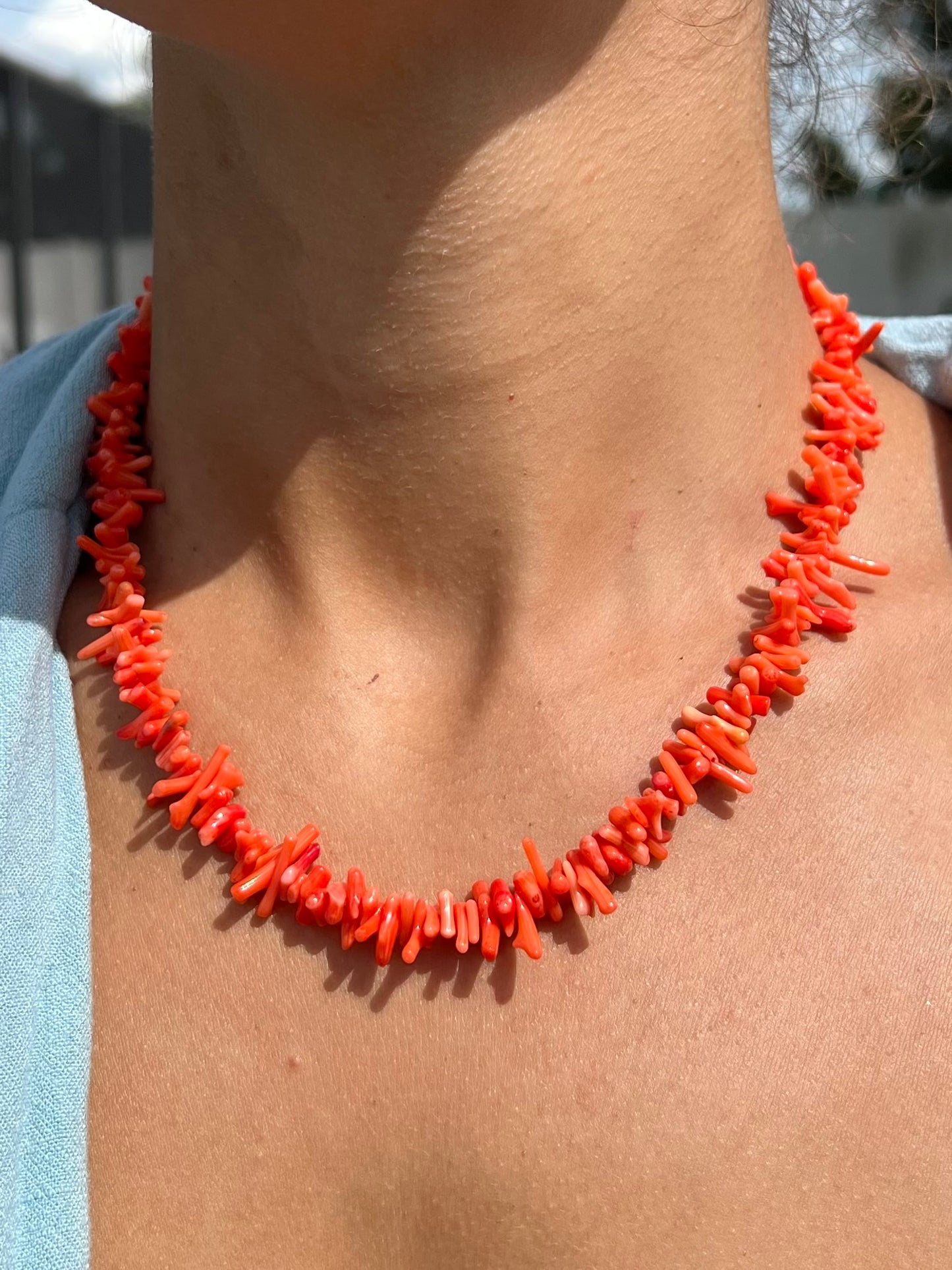 Coral Cove Necklace - Orange