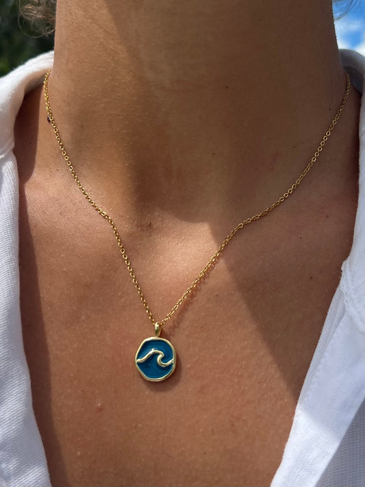 Blue Wave Necklace