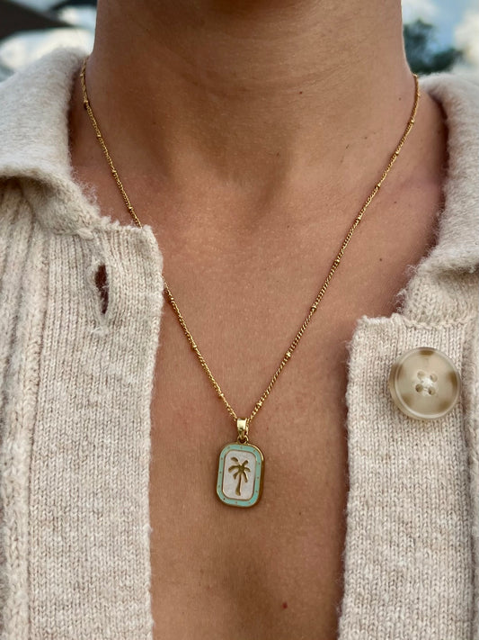 Palms Necklace - Green