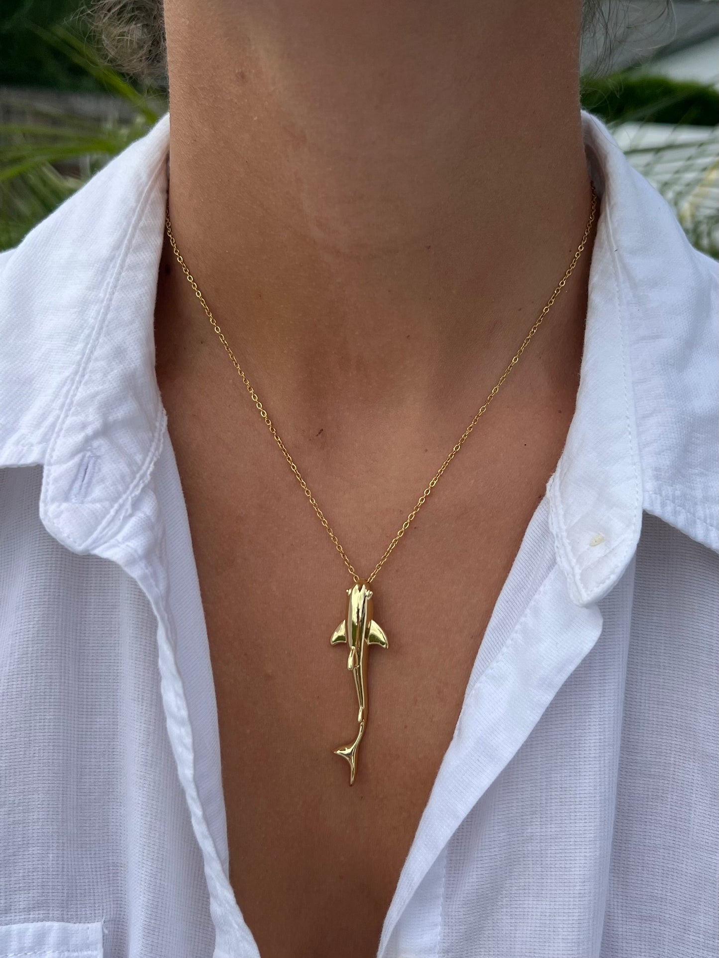 Large Shark Necklace