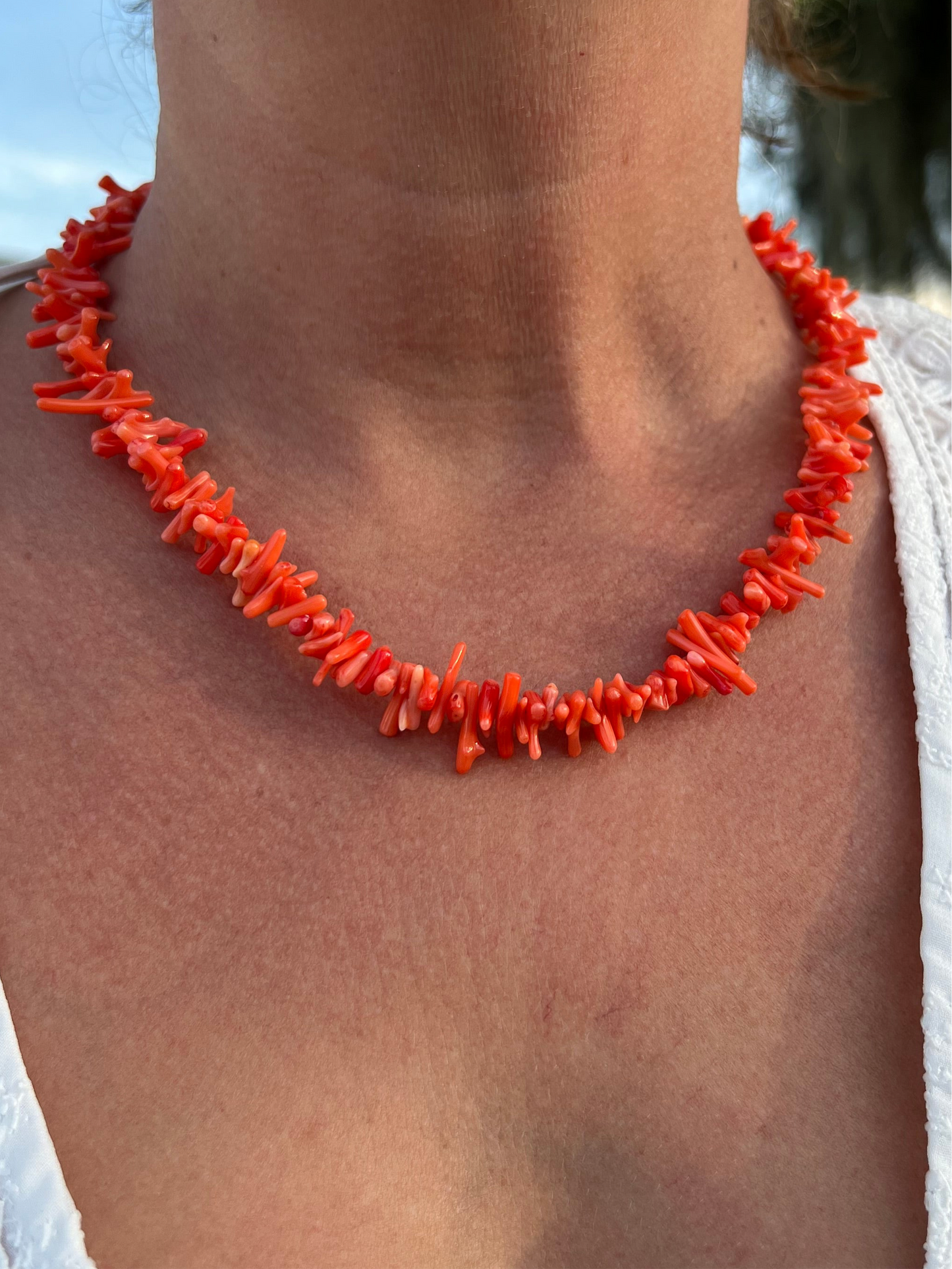 Coral Cove Necklace - Orange