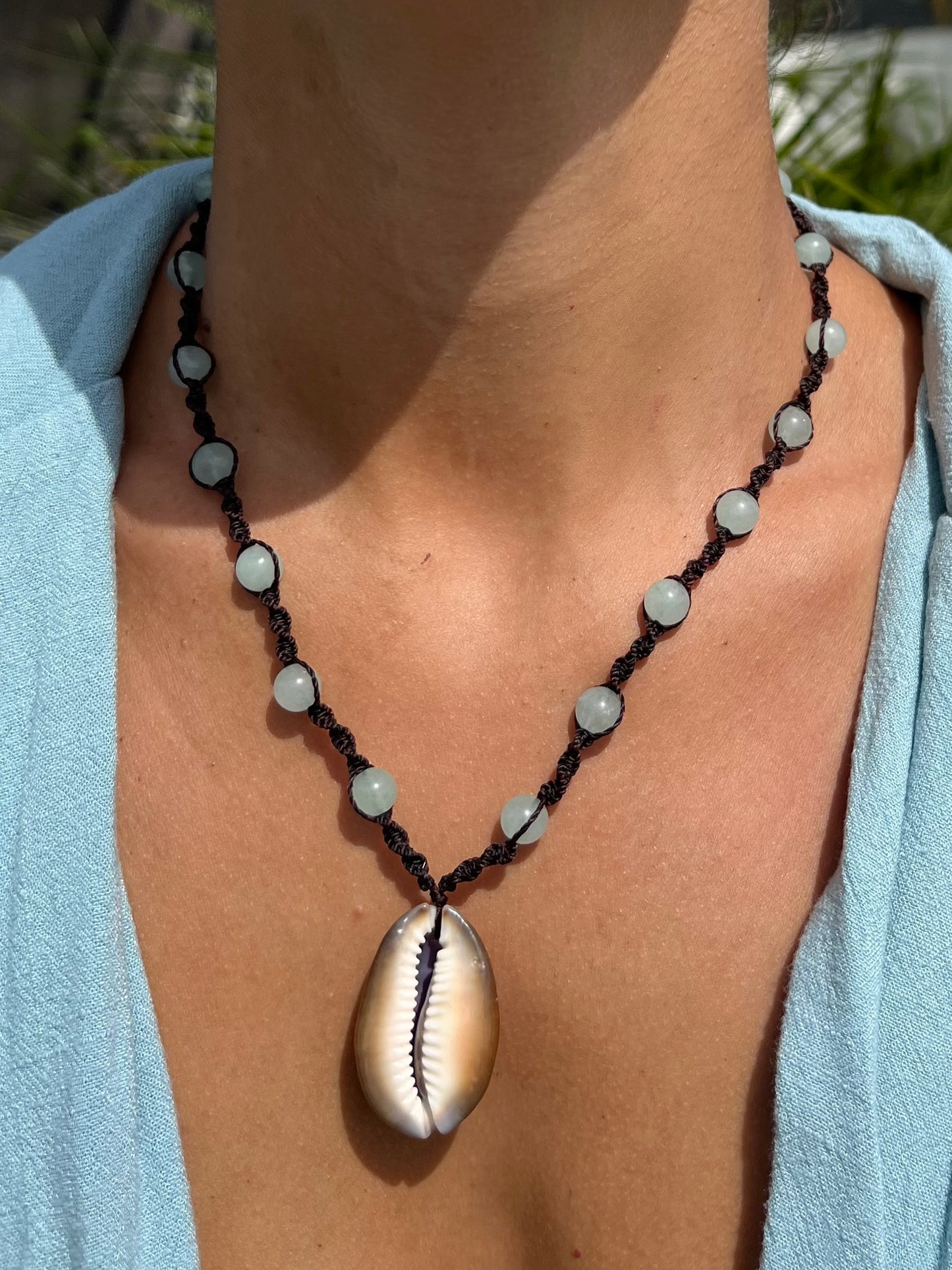 Dahlia Necklace - Blue