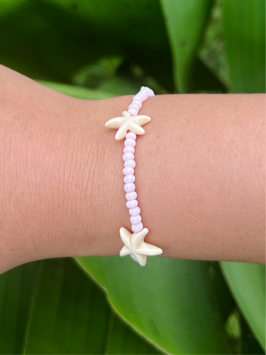 Starfish Bracelet - Pink