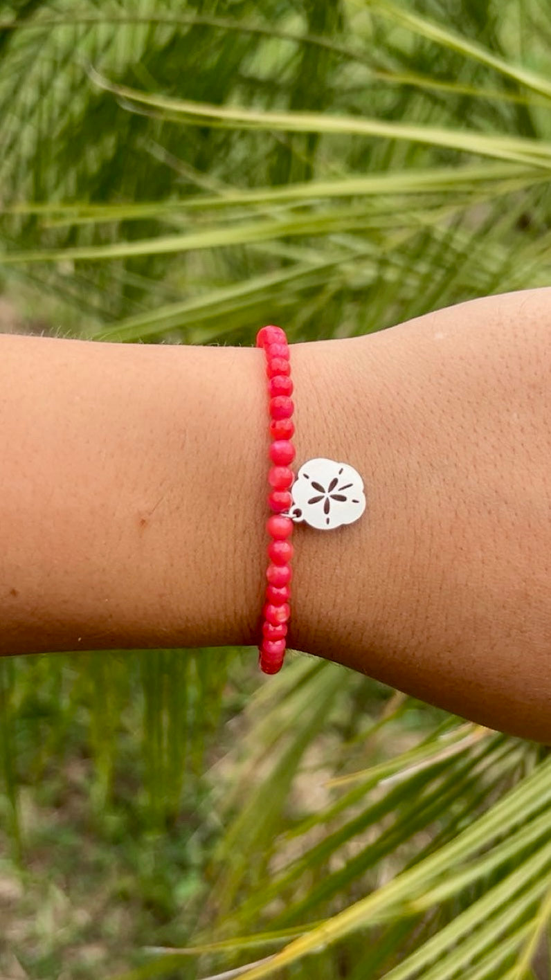 Silver Sand Dollar Bracelet
