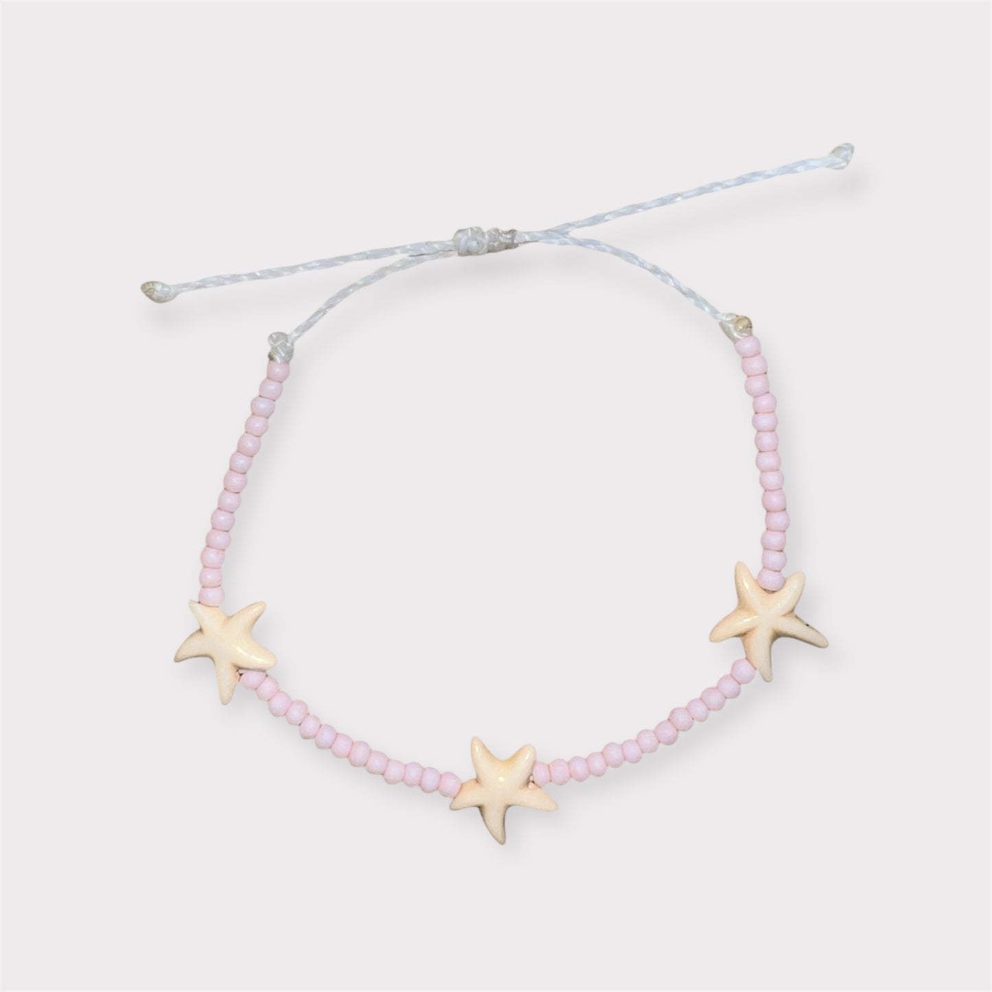 Starfish Anklet - Pink