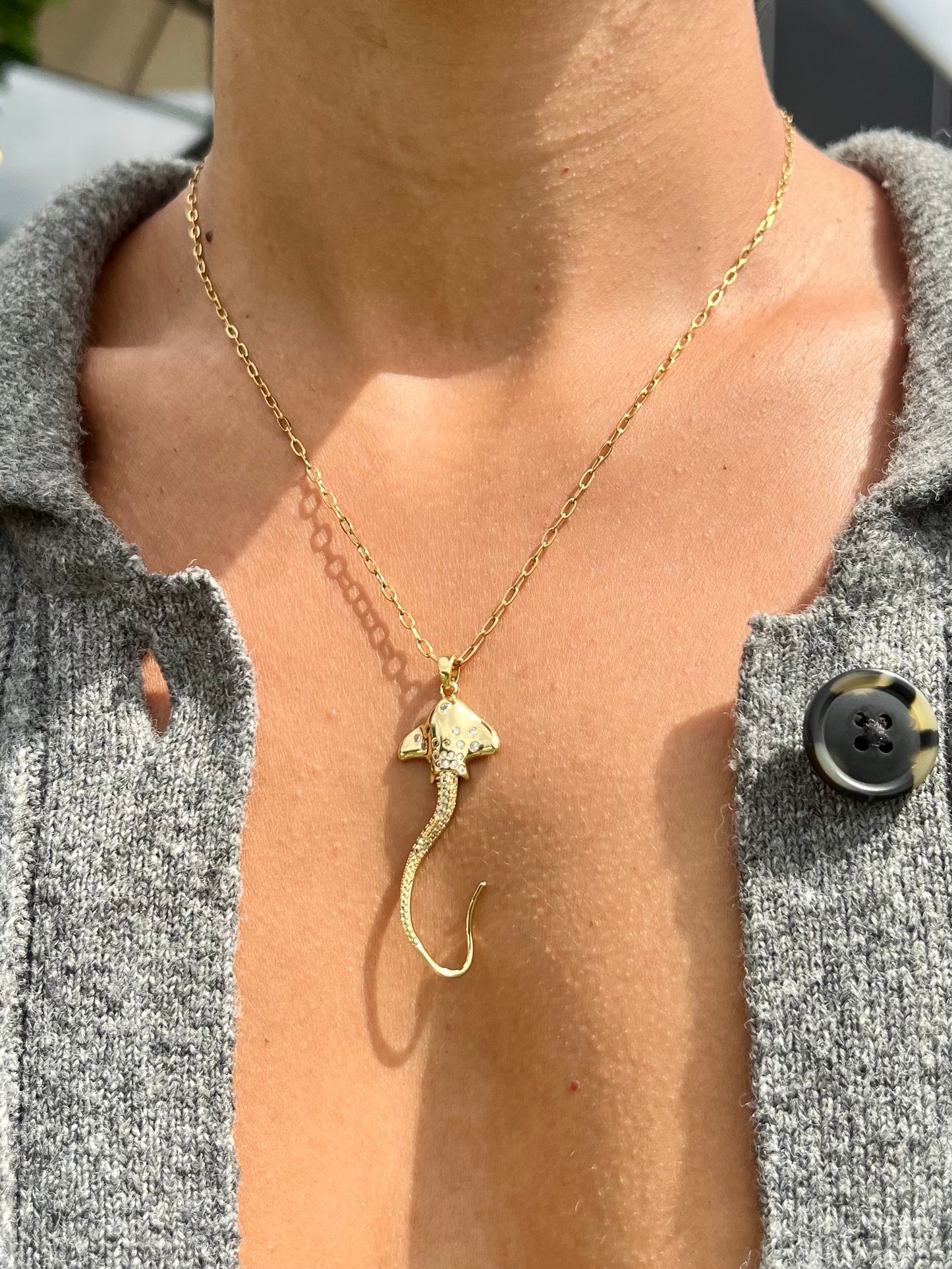 Statement Ray Necklace