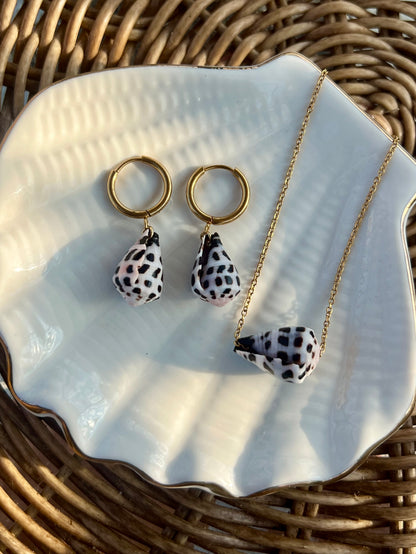 Hebrew Cone Shell Earrings