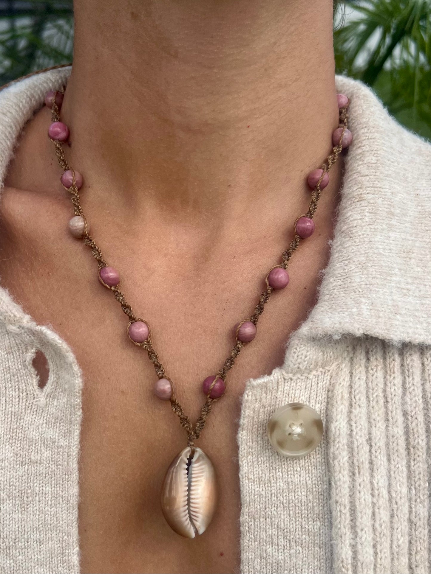 Dahlia Necklace - Pink