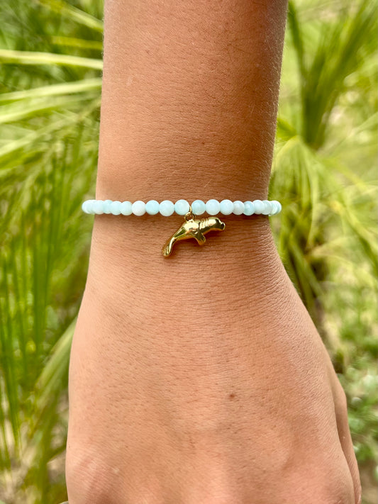Beaded Manatee Bracelet