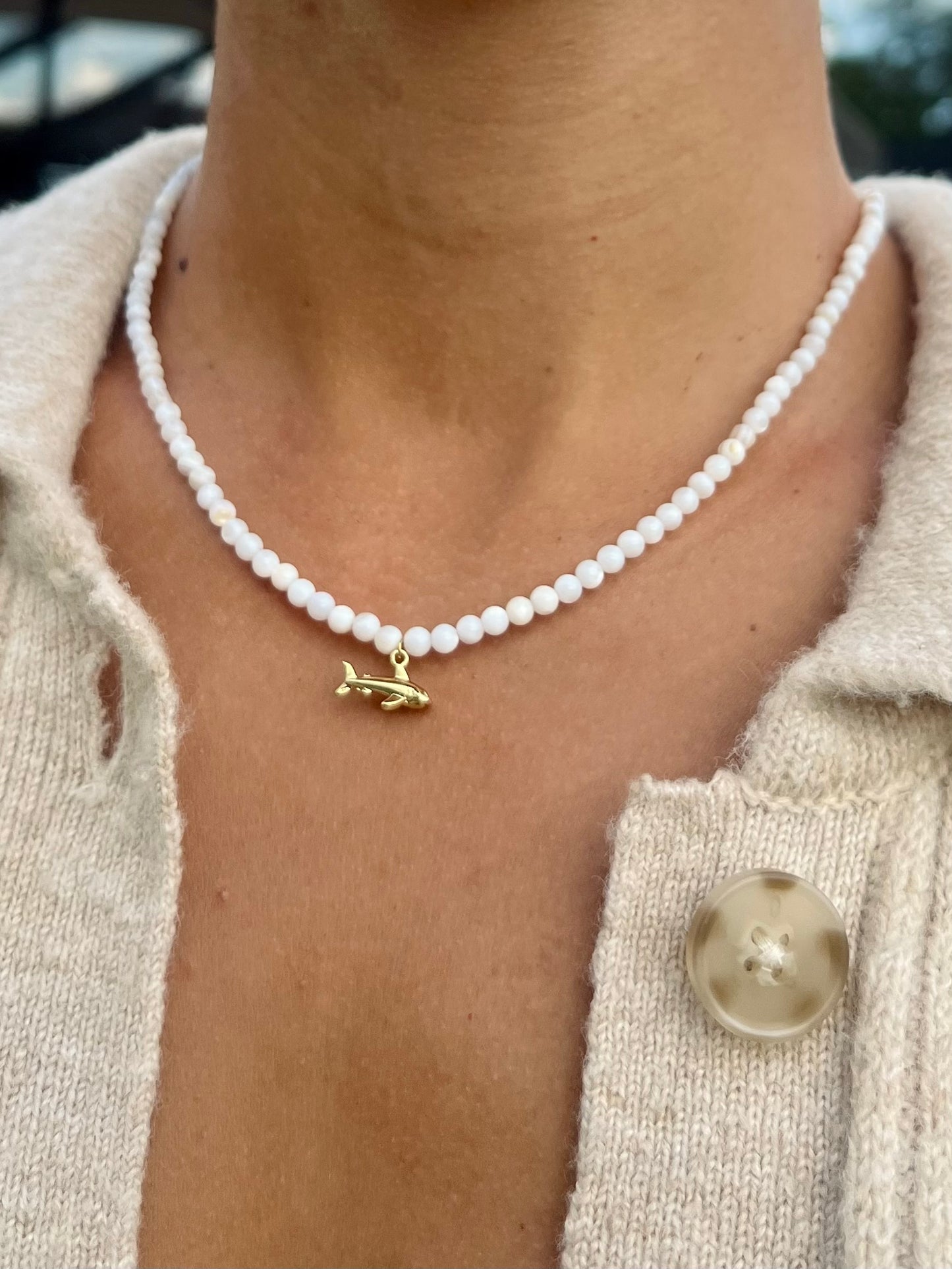 Beaded Shark Necklace