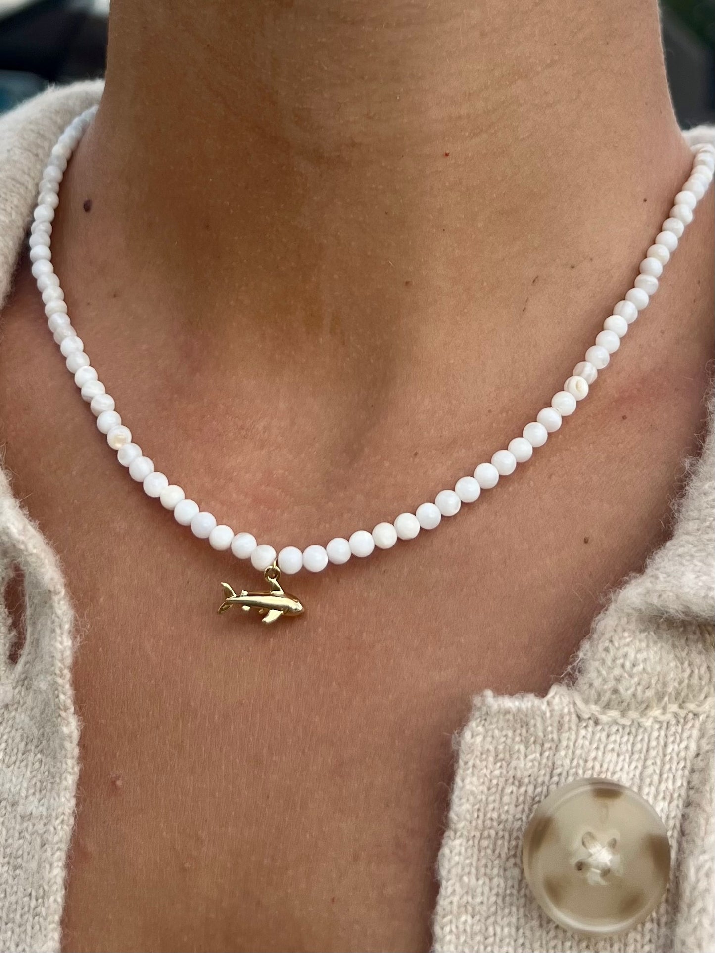 Beaded Shark Necklace