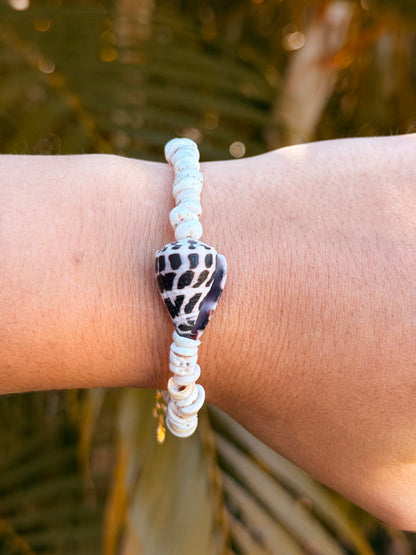 Hebrew Shell Bracelet